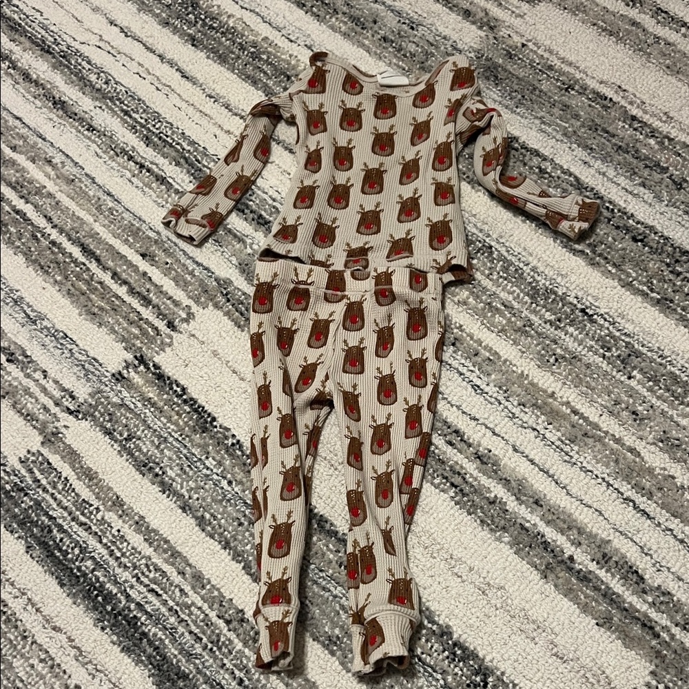 Cute reindeer Christmas Pajama Set